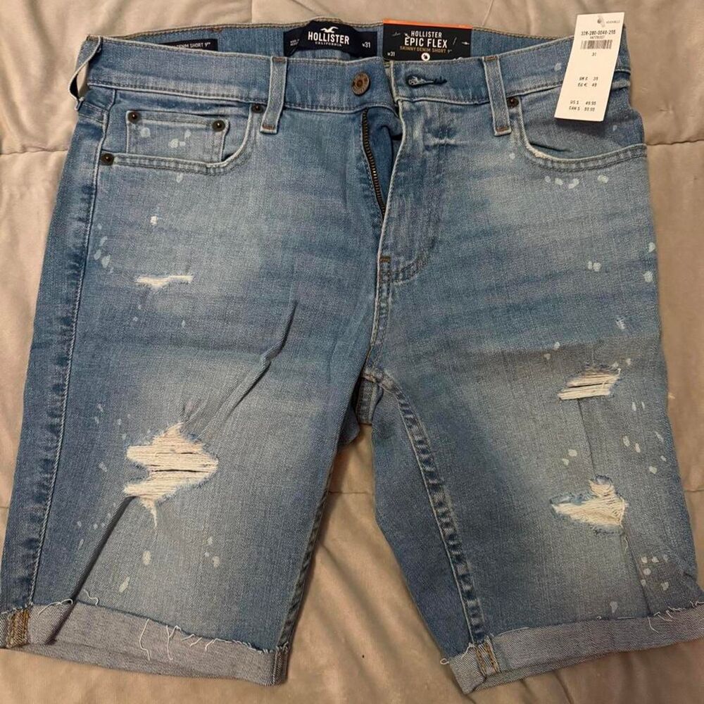 Hollister-co Men's Blue Shorts